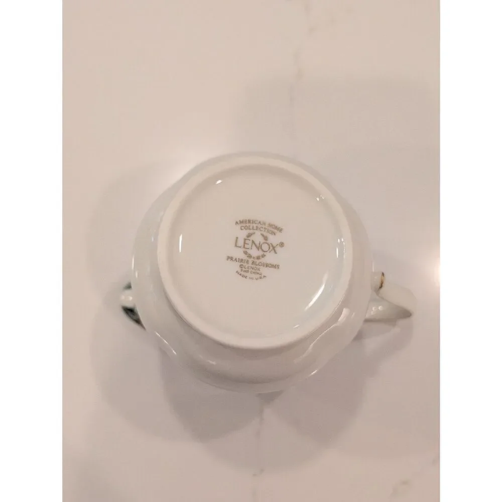 Vintage Lenox Prairie Blossom Floral Creamer Made in USA